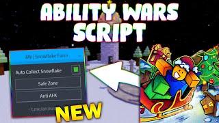 *NEW* Ability Wars Script (PASTEBIN 2024) ( SNOWFLAKE FARMING , AUTOFARM , KILLAURA )