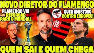 NOVO DIRETOR NO "FLAMENGO" MENGÃO VAI CONTRATAR PESADO PARA O MUNDIAL! AMISTOSO CONTRA TIME EUROPEU