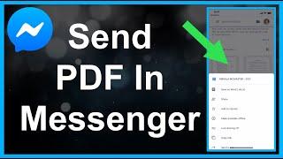 How To Send PDF File In Facebook Messenger