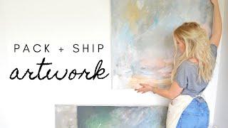 How to Package + Ship Artwork | Etsy tips from an artist