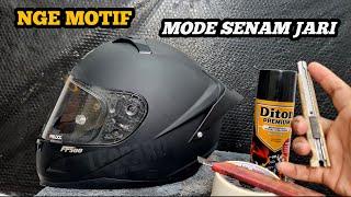 MANUAL CUTING RASA RASA !!! MODAL AEROSOL GANTENGIN HELM, CAKEP POLL PAKAI TEKNIK LAWAS, Diton