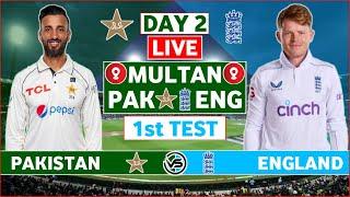 Pakistan vs England 1st Test Live Scores | PAK vs ENG 1st Test Day 2 Live Scores & Commentary