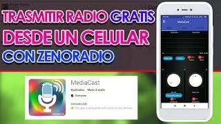 Trasmitir radio gratis desde celular con Zenoradio ZenoMedia Zenolive 2019