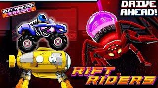 Drive Ahead Rift Riders #2 - Монстры из Ущелья режим не для слабаков, БОСС ПАУК прохождение игры.