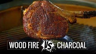 WOOD vs CHARCOAL grilled Steak! Which one is the BEST Steak?