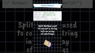 Daily Question - 162 | Find the output?#codelife #dailyquestion #shorts #js #output #evaluate #array