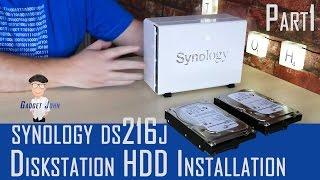 Synology Diskstation DS216J - HDD Installation & Initial Setup - Pt1