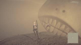 NieR:Automata, how to find the (secret Oasis) and (giant e'mil remain's)