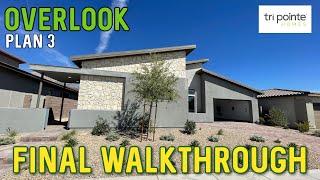 Overlook Plan 3 Tri Pointe Homes Summerlin - Final Walkthrough