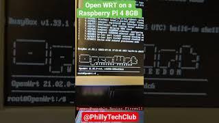 #OpenWRT on a #RaspberryPi4 Super Portable #Router #Firewall #PhillyTechClub