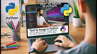 Text tot image | Python | Dasturchi Mufid