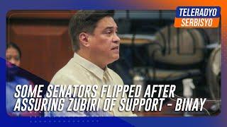 Some senators flipped after assuring Zubiri of support - Binay