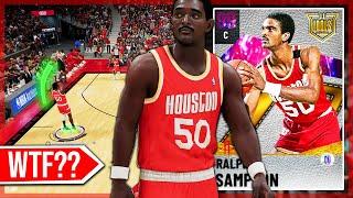 2K GAVE A 7'4 CENTER CURRY SLIDE AND HOF RANGE...DARK MATTER RALPH SAMPSON GAMEPLAY! NBA 2k21 MyTEAM