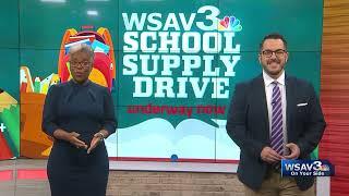 RSG BACK TO SCHOOL WSAV Supply Drive