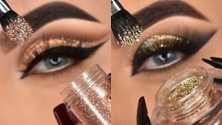 10 Glamorous eye makeup tutorial compilation by Batgirl Ekta