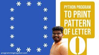 Python Program to Print Pattern of Letter O || Pattern Programming