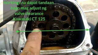 Paano mag tune up / adjust valve clearance Kawasaki CT 125