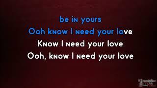 Joel Corry x RAYE x David Guetta - BED [Karaoke Version]