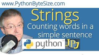 Counting words in a simple sentence (Python string)