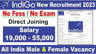 Indigo airlines job vacancy 2023 | Airlines job vacancy 2023 | How to apply | Airport job 2023