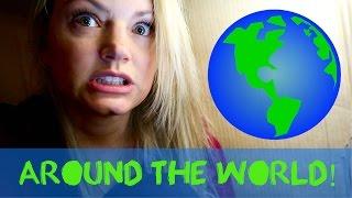 I Mailed Myself in a Box AROUND THE WORLD! (Human Mail Challenge) (I Pooped) (It Worked)