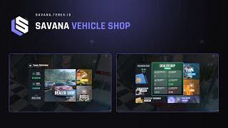 [QB/ESX] FiveM | ADVANCED VEHICLE SHOP | savana-vehicleshop