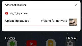 Fix YouTube uploading paused waiting for network | upload paused waiting for wifi problem solved
