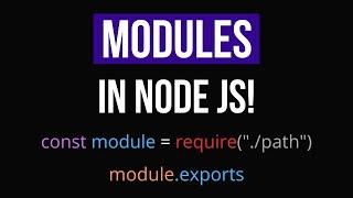 How to Import and Export Modules in Node JS (CommonJS)