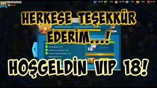 BU BİR TEŞEKKÜR VİDEOSU! VIP 18 OLDUM! | Rise of Kingdoms