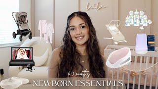 NEWBORN ESSENTIALS 2024 | baby must haves, 0-3 months, first time mom 