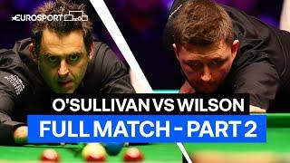 World Snooker Championship 2020 Final- Part 2 | Ronnie O'Sullivan v Kyren Wilson | Eurosport Snooker