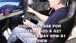 Simulaje Quick Release for Logitech G25 & G27 - with SimRaceWay SRW-S1
