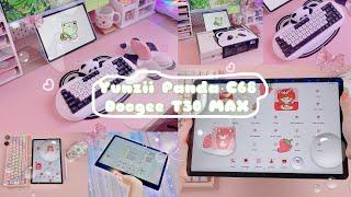 Unboxing A Panda Keyboard + New Tablet | Yunzii C68 Panda + Doogee T30 Max 