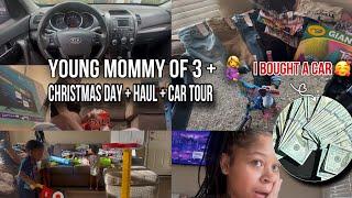 I BOUGHT A CAR …| Young Mommy Diaries: Christmas Day ️ , Big Haul & New Car Reveal| ;)