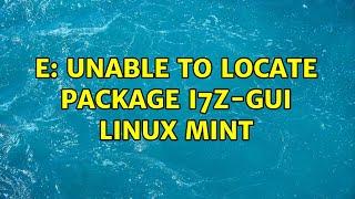 E: Unable to locate package i7z-gui Linux Mint