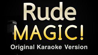 Rude - MAGIC! (Karaoke Songs With Lyrics - Original Key)