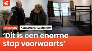 Nog één keer binnenkijken voor de opening: dit is het nieuwe azc in Enschede