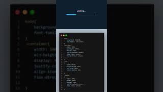 How to loading progress bar for a website #shorts #html #css 
