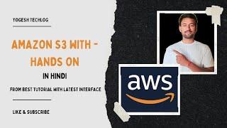 AWS Tutorial 13 - Amazon S3 Concept & Practical in Hindi | S3 bucket creation