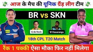 Barbados Royals vs St Kitts and Nevis Patriots, BR vs SKN, Dream11, dream 11 team of today match