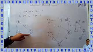 Introduction to Minimum Spanning Tree (MST) in [ HINDI ]