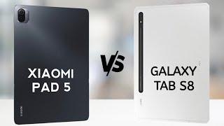 Samsung Galaxy Tab S8 Vs Xiaomi Pad 5