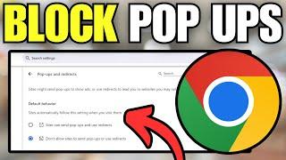 How To Block & Turn Off Pop Ups in Google Chrome