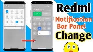 Mi Redmi Notification Bar Panel Change, New Control Panel, Miui 12, New Iphone Look Any Redmi Phone