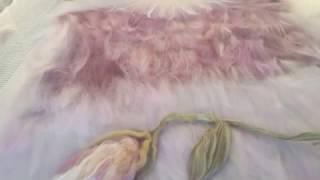 Nuno Felting Making of Mystic Garden dress