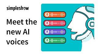 12 new AI voices for your explainer videos! | simpleshow