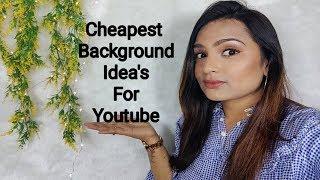 Cheapest ''DIY'' Background Setup For'' YOUTUBE  VIDEO''S'' | GLAM YOUR FACE