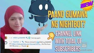 how to make nightbot (new update) with total subscribers number