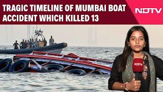 Mumbai Boat Accident Latest | 13 Killed As Navy Speedboat Collides With Ferry Near Mumbai