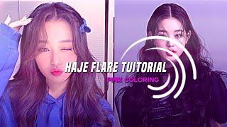Haze flare pink coloring tutorial